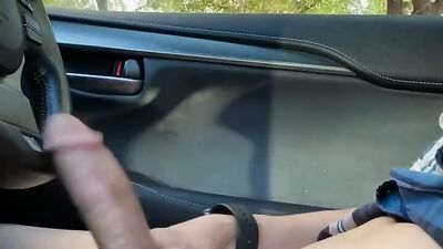 I masturbated in car 4k hd