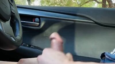 I masturbated in car 4k hd