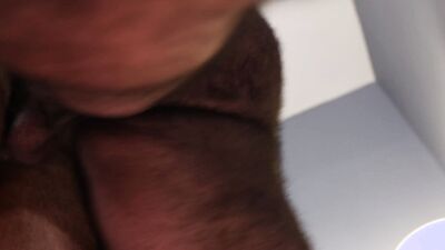 Hot Bear Puts Work Aside To Bareback His BF Hard