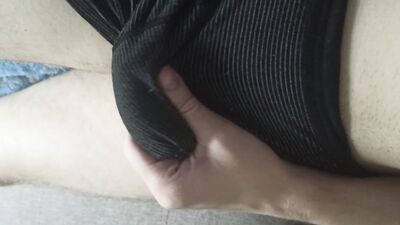The Boy Jerks off His Dick and Tries to Cum