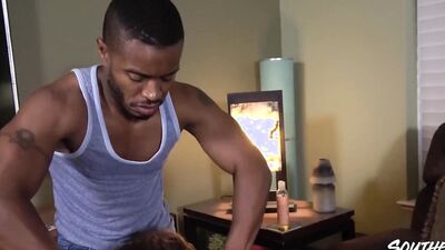 SOUTHERNSTROKES Teen John Jones Blowed By Hunk Jake Waters