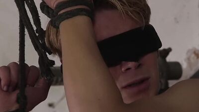 Dominant Xavier Sibley torments bound twink Galiel Swan