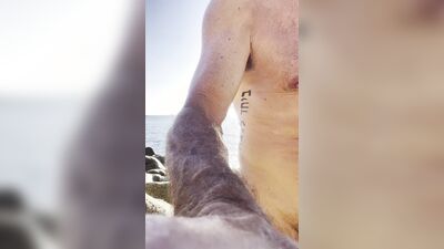 Hugot on the beach