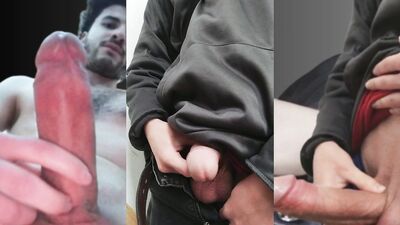 FLASHING MY DICK AT WORK! Eventually I get to go home and finally JERK IT OFF! (TASTY CUMSHOT)