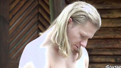 SOUTHERNSTROKES Trent Tarzan Rubs Jimmie Brown Hard Cock