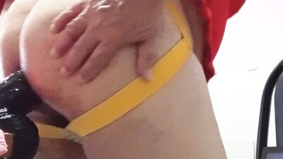 My big ass can't be contained in front of a huge dildo waiting for it.