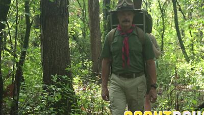 ScoutBoys Handsome hung DILF Recce Scott fucks cute uniformed Scout