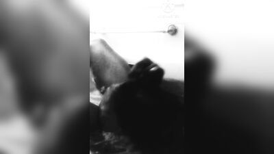 Solo masturbation Onxy-Tower Production's Bath Time