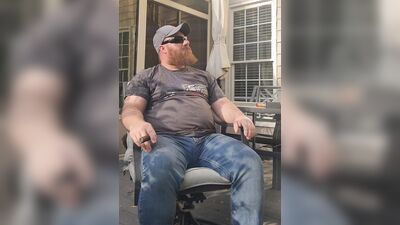 Smoking a good cigar on the deck