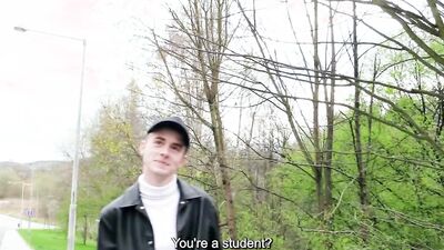 BIGSTR - Horny Twink Shows His Cock Sucking Skills, Then Offers His Tight Hole