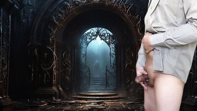 BDSM and edging fetish and desire of a hot handsome man was fulfilled by a taxi driver