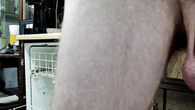 Making Chili Naked -- Cock and Low Hanging Balls Bouncing Around