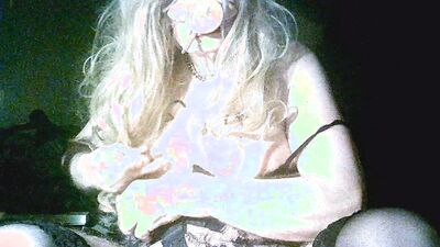 Sarah 'FuckPig Slut' Millward, smokes, wanks, fucks herself, clamps her nipples and tongue, smashes cream pie into her face