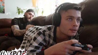 TWINKPOP - Tony D'Angelo Pounds Ryan Bailey In Doggystyle, Then Gives Him A Creampie In His Ass