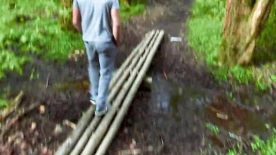 BIGSTR - Construction Worker Sucks A Delicious Cock In The Forest With The Bird Sounds All Around