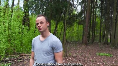 BIGSTR - Construction Worker Sucks Some Cock, Then Takes It Deep In Doggystyle