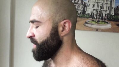 Hung, Uncut Bear Deep Fucks Young Latin Hole