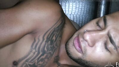 Young Latin Asshole Bred by Huge Black Cock