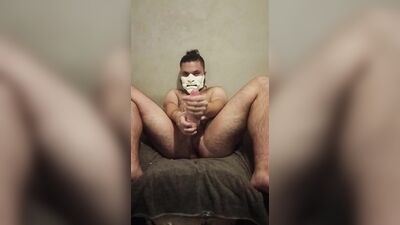 A dildo fuck the samurai