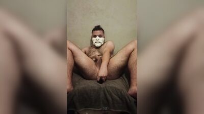 A dildo fuck the samurai