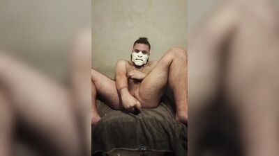 A dildo fuck the samurai
