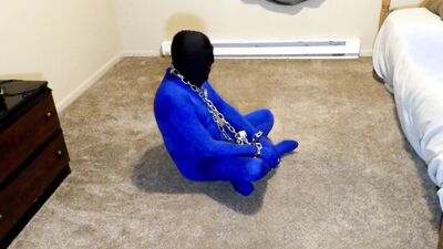 Trying on my chains and padlocks