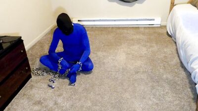 Trying on my chains and padlocks