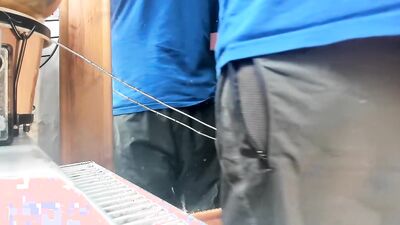 morning undress and foreskin pull private show