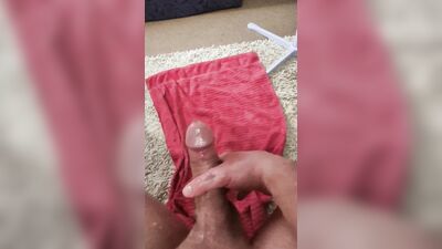 perfect thick white cock ejaculating with strong orgasm super intense