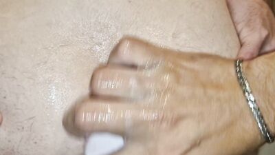 An arrogant Friend shaves a friend's ass to fuck a smooth hole , but the dick is already standing li