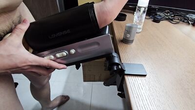 Masturbating till I have sex(day 3) - Trying not to cum(training Lovense Solace Pro)