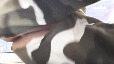 Stretching my old hole with anal dildo