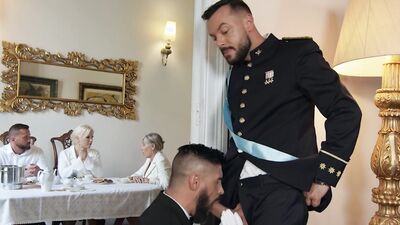 MEN - Prince Sir Peter Can't Resist Seducing His Handsome Servant Justin Jett Until He Gets His Cock Sucked