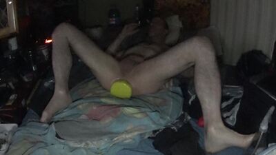 WRECKING MY GUTS WITH BD TOY VIRGIL XXL FULL INSERTION BELLY BULGE AND CUM