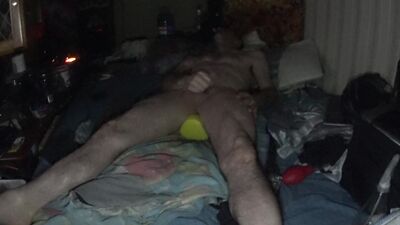 WRECKING MY GUTS WITH BD TOY VIRGIL XXL FULL INSERTION BELLY BULGE AND CUM