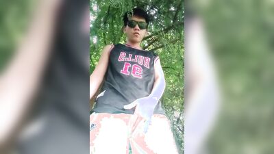 Pinoy Basketball Player with Big Veiny Cock | Outdoor Masturbation | Pinoy Jakol