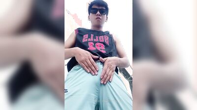 Pinoy Basketball Player with Big Veiny Cock | Outdoor Masturbation | Pinoy Jakol