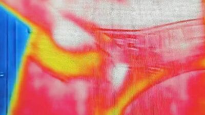 Jerking off with Huge Self Facial and Using Thermal Camera!