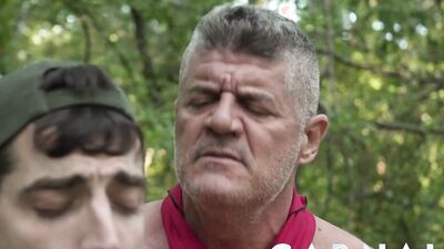 ScoutBoys Cute scout Mike Edge seduced and fucked raw by hung DILF