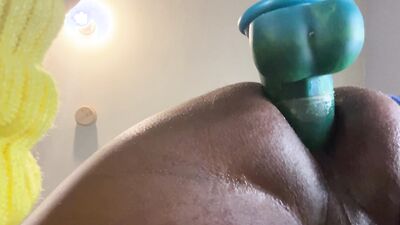 Fuck Machine Pounding Big Black Ass