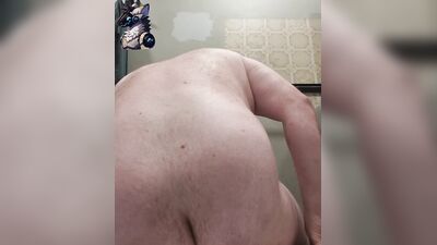 white kiwi bear from NZ gets a carrot in his ass. long version