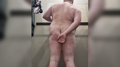 white kiwi bear from NZ gets a carrot in his ass. long version