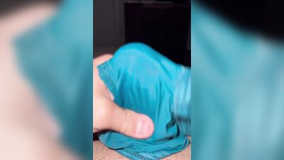 Cuming in nurses satin panties