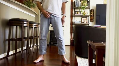 Showing My Beautiful Dick, Balls, Ass, Bare Feet
