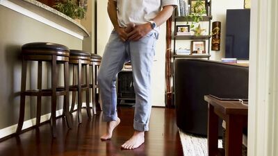 Showing My Beautiful Dick, Balls, Ass, Bare Feet