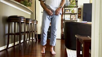 Showing My Beautiful Dick, Balls, Ass, Bare Feet