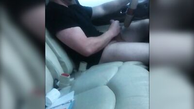 Jerking off in car rest stop - Thor Johnson
