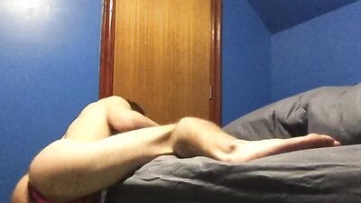 Teen fucks fleshlight to creampie wearing panties