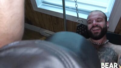 BEARFILMS Axel Wood And Knox OToole Raw Fucked After Rimjob