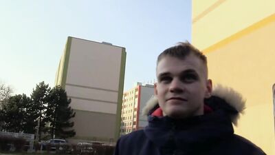 BIGSTR - College Student Gets His Mouth And Ass Stuffed With A Hard Cock, Then Milks It Dry